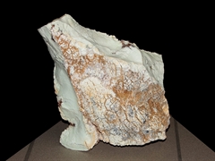 Zitronenmagnesit Rohstein Knolle