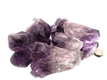 Amethyst transparent Rohsteine - 1 kg