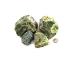 Opal - grüner Opal (gemeiner Opal) Rohsteine - 1 kg
