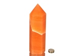 Orangencalcit Kristallspitze AAA