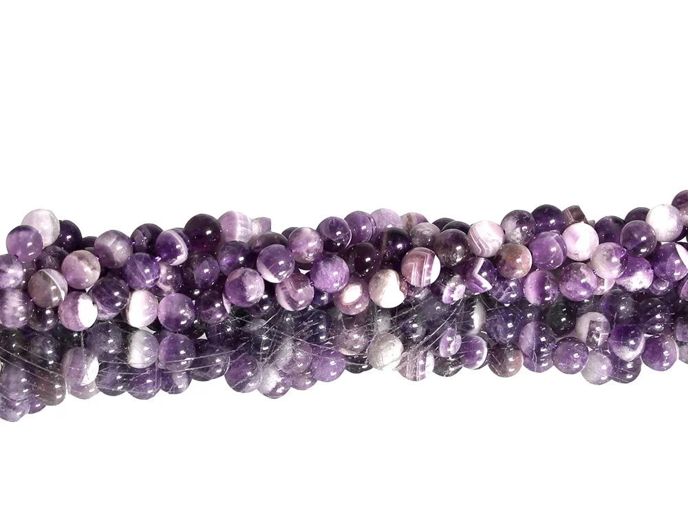 Amethyst 8 mm A/B beaded strand**
