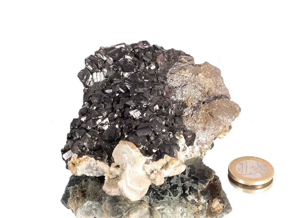 Zinkblende mit Calcit