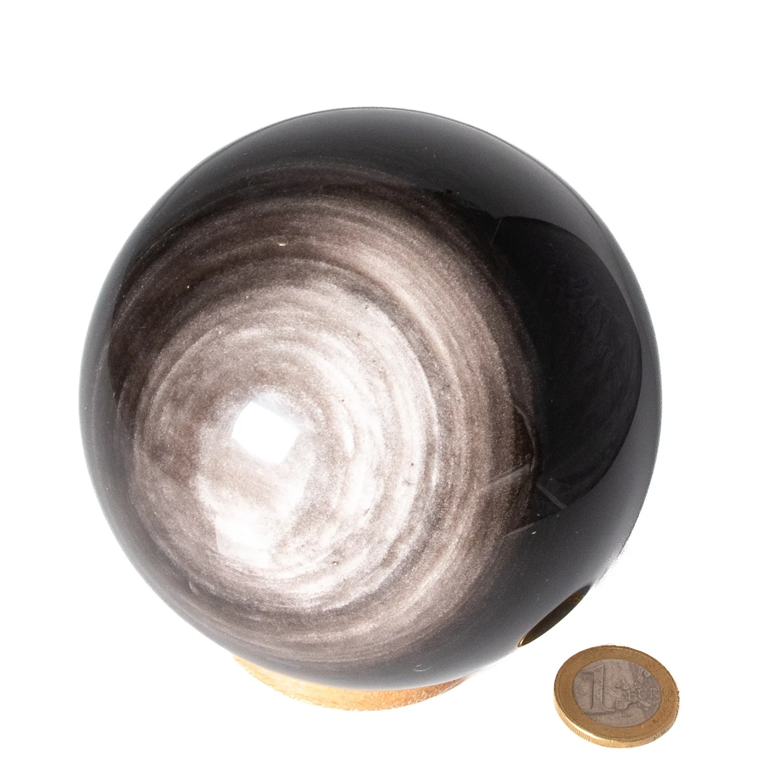 Silberobsidian Kugel