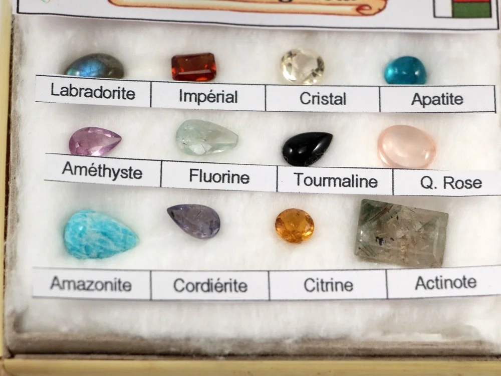 12 Stück Edelstein Sammlung
