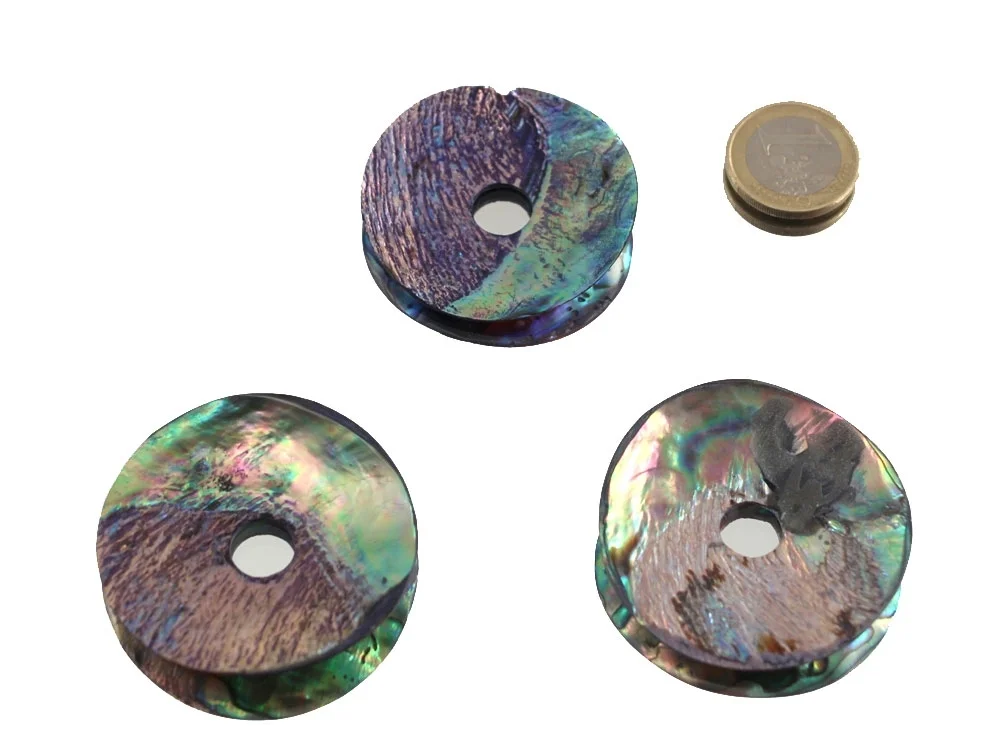 Abalone Muschel Donut 40 mm