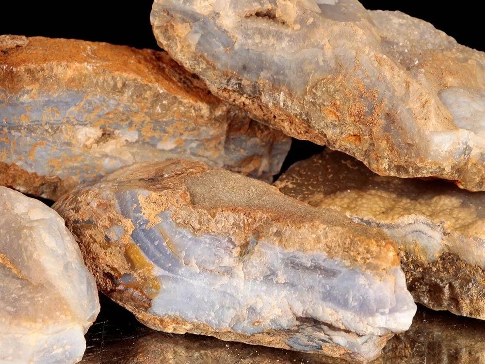 Chalcedon Rohsteine - 1 kg
