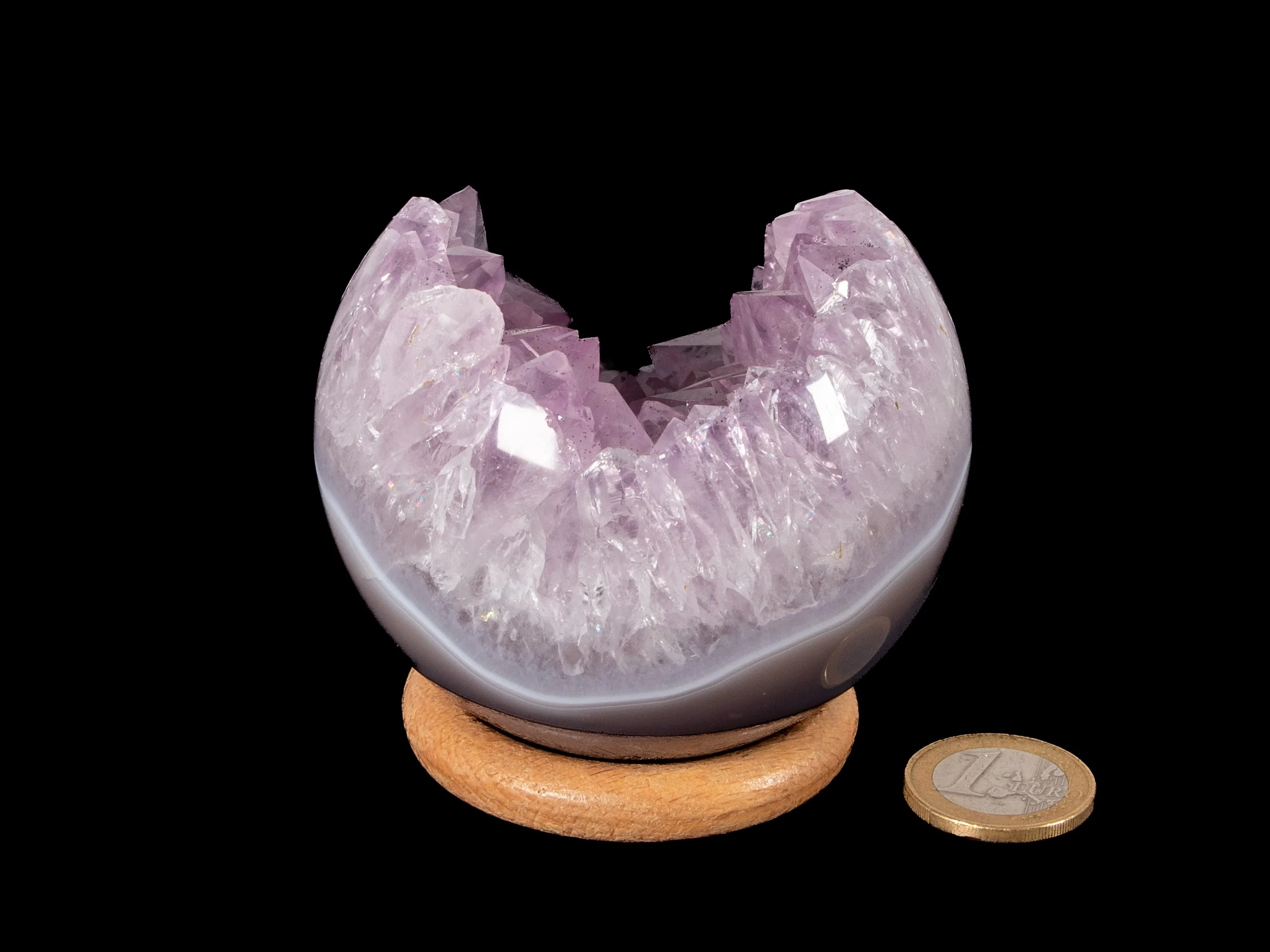 Amethyst Kristallspitzen Kugel