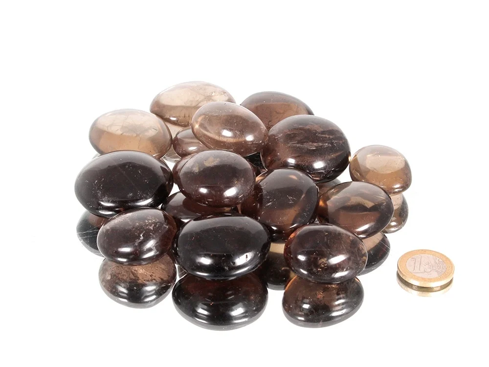 Rauchquarz Pebbles/XL Trommelsteine 0,5 kg