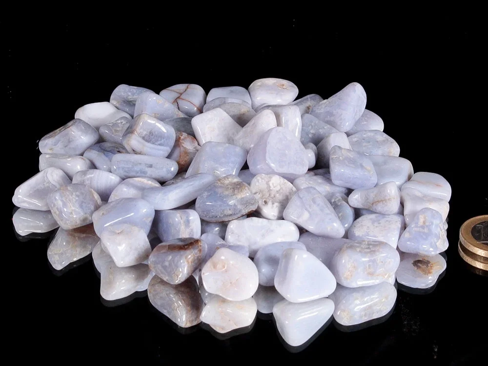 Chalcedon mini Trommelsteine 0,5 kg
