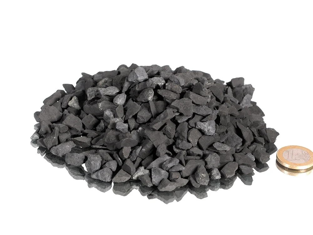 Schungit mini Splitt/Granulat Rohsteine - 1 kg
