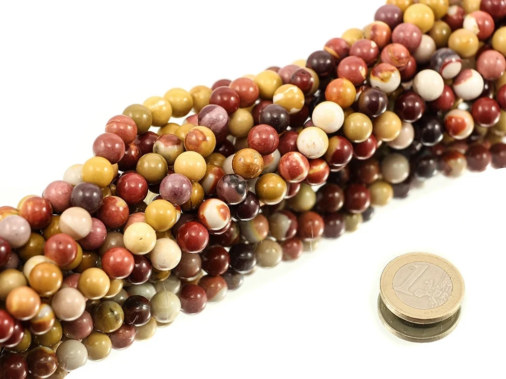 Mookaite 8 mm bead strand**
