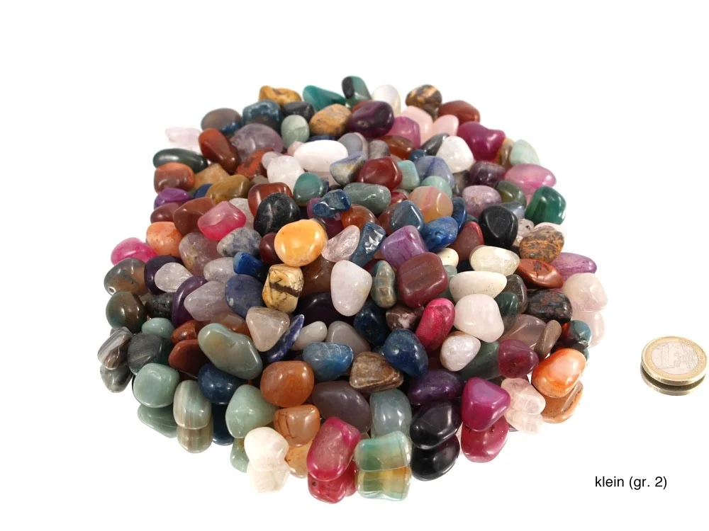 1 kg Trommelsteine Bunter Mix