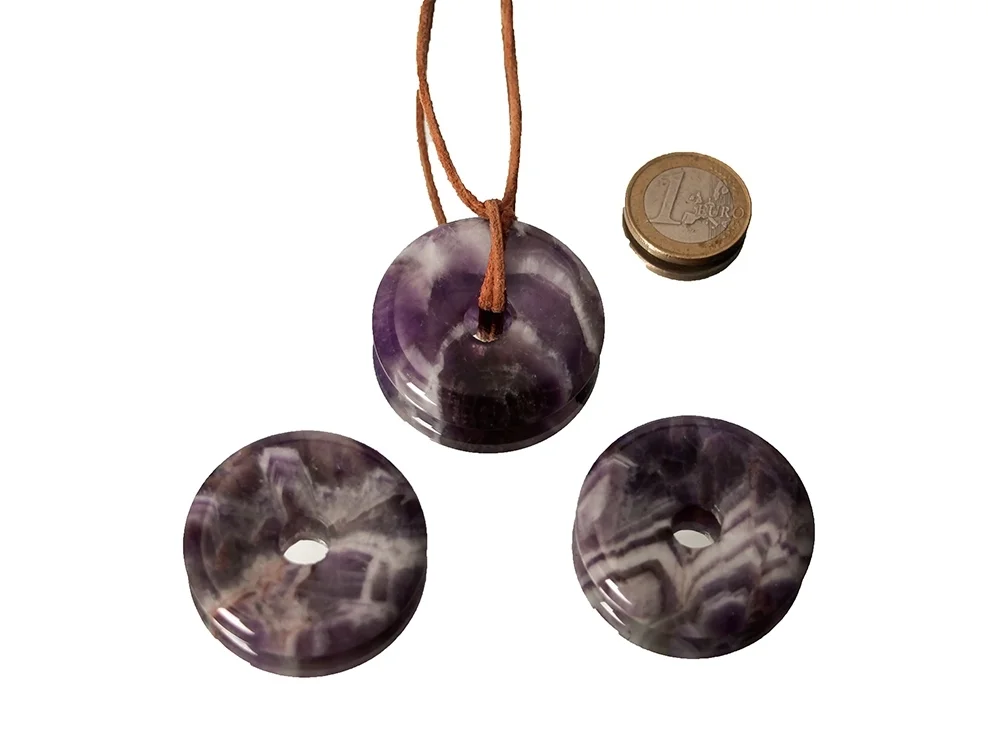 Amethyst Chevron Donut 40 mm