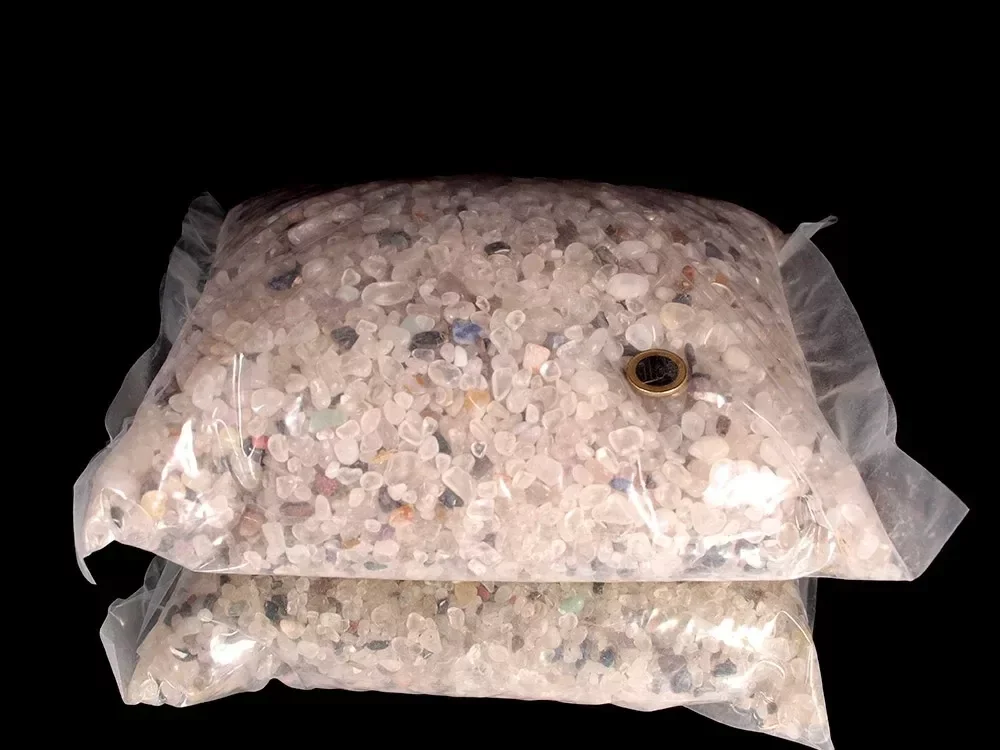 Quarz Trommelsteine mix Restposten - 15 kg
