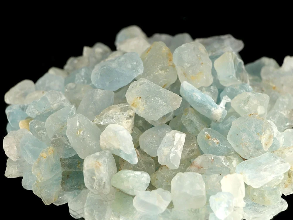 Topas blau Rohsteine - 0,25 kg