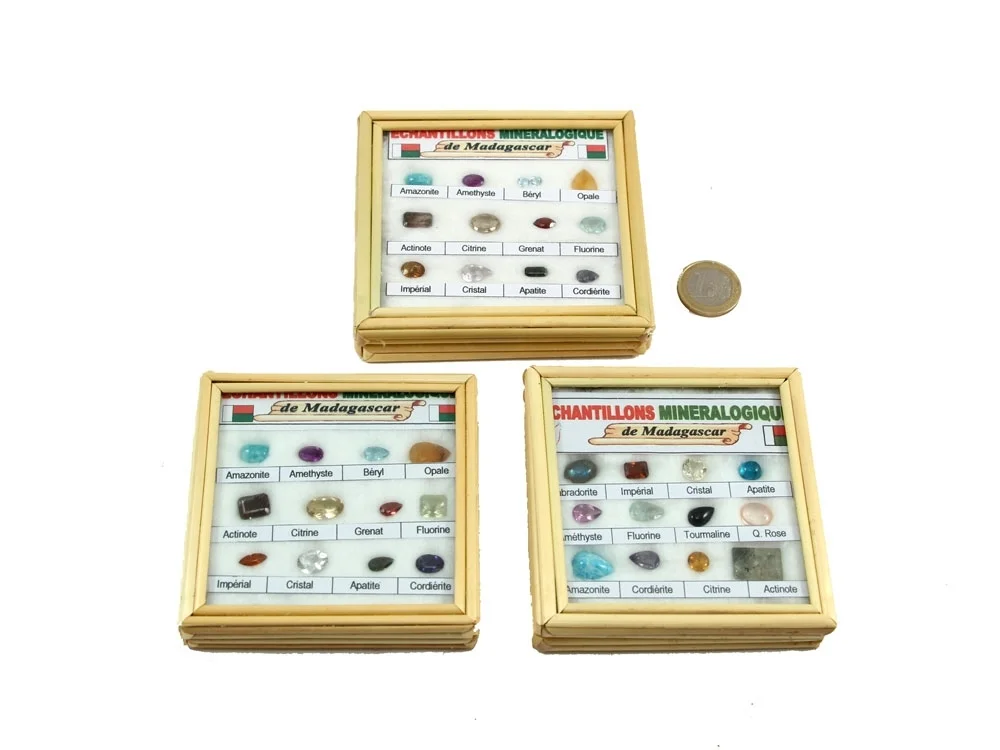 12 Stück Edelstein Sammlung