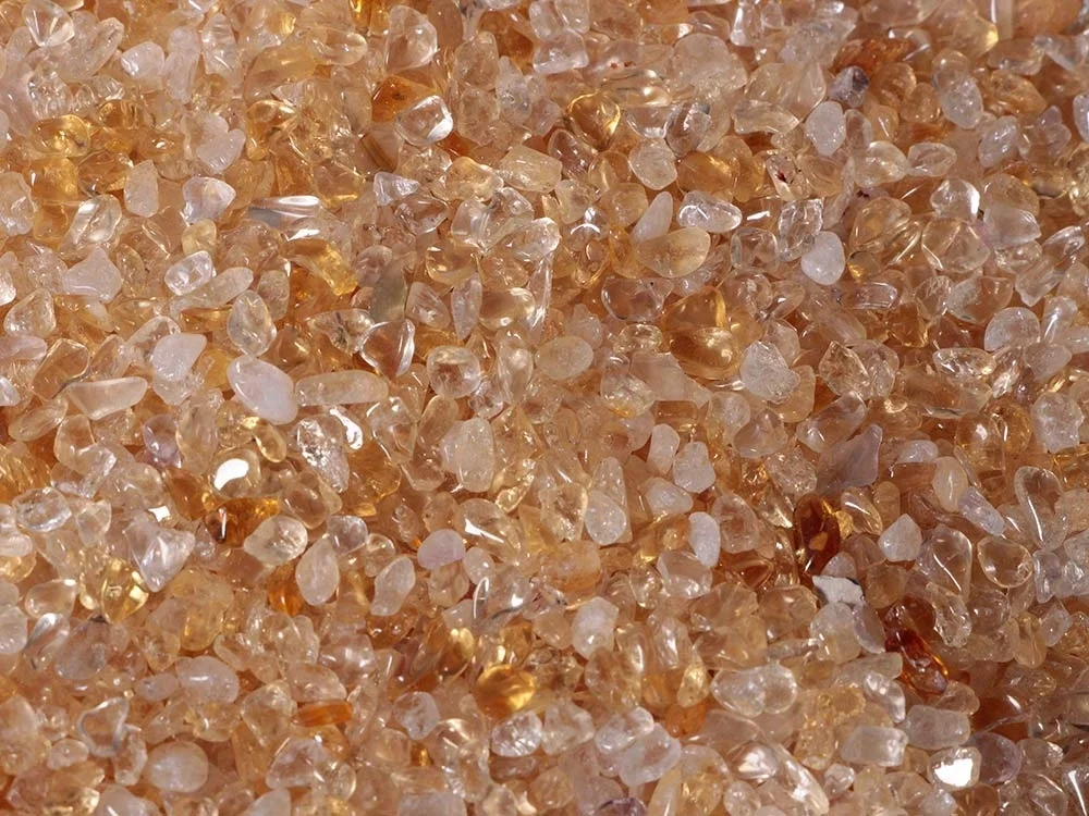 Citrin micro Trommelsteine 0,5 kg