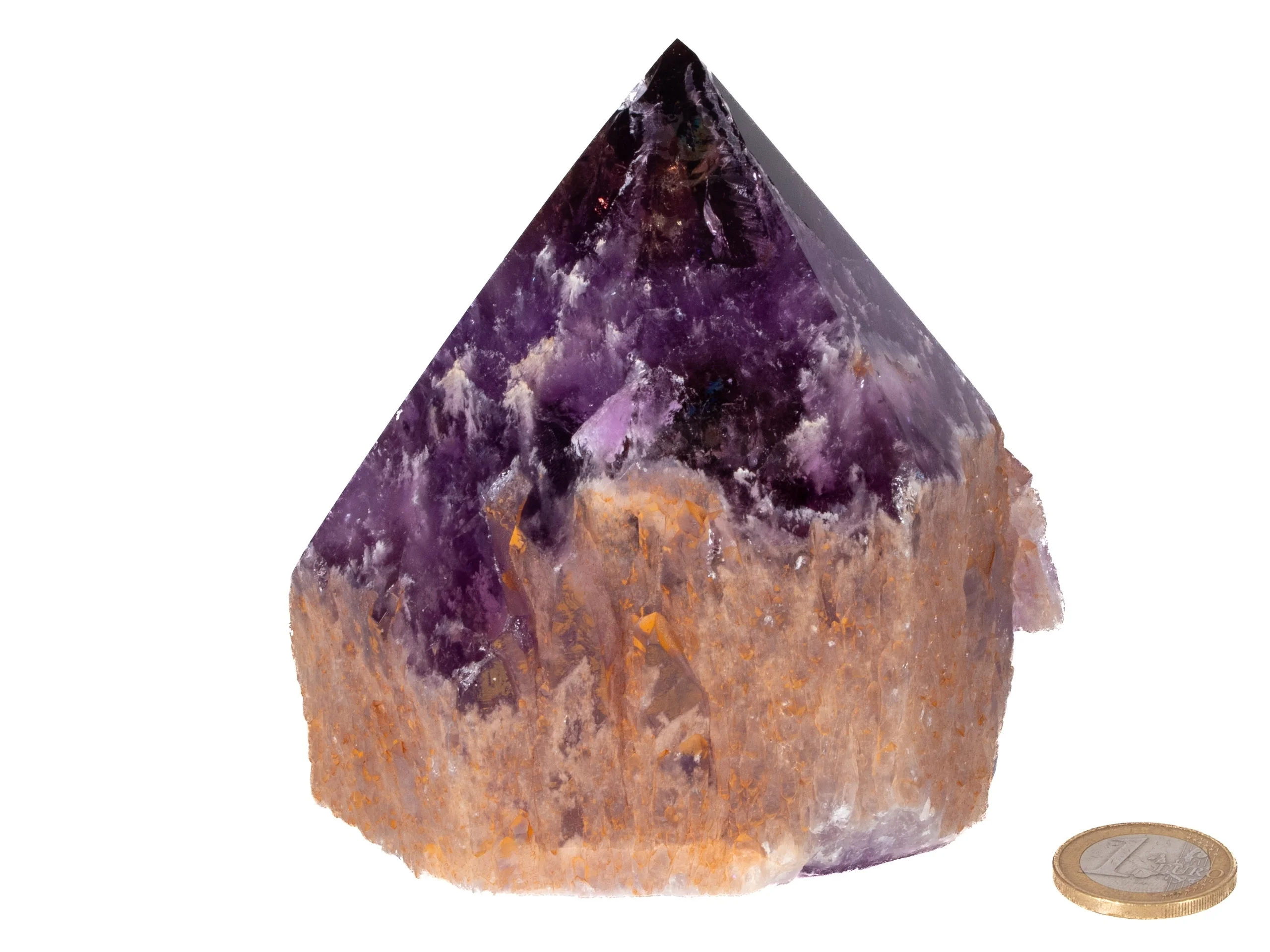 Amethyst / Ametrin - großer Einzelkristall
