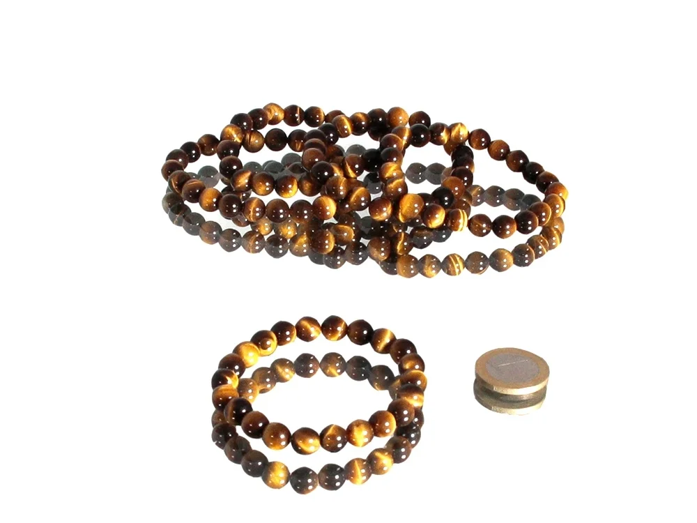 Tigerauge Kugelarmband 8 mm