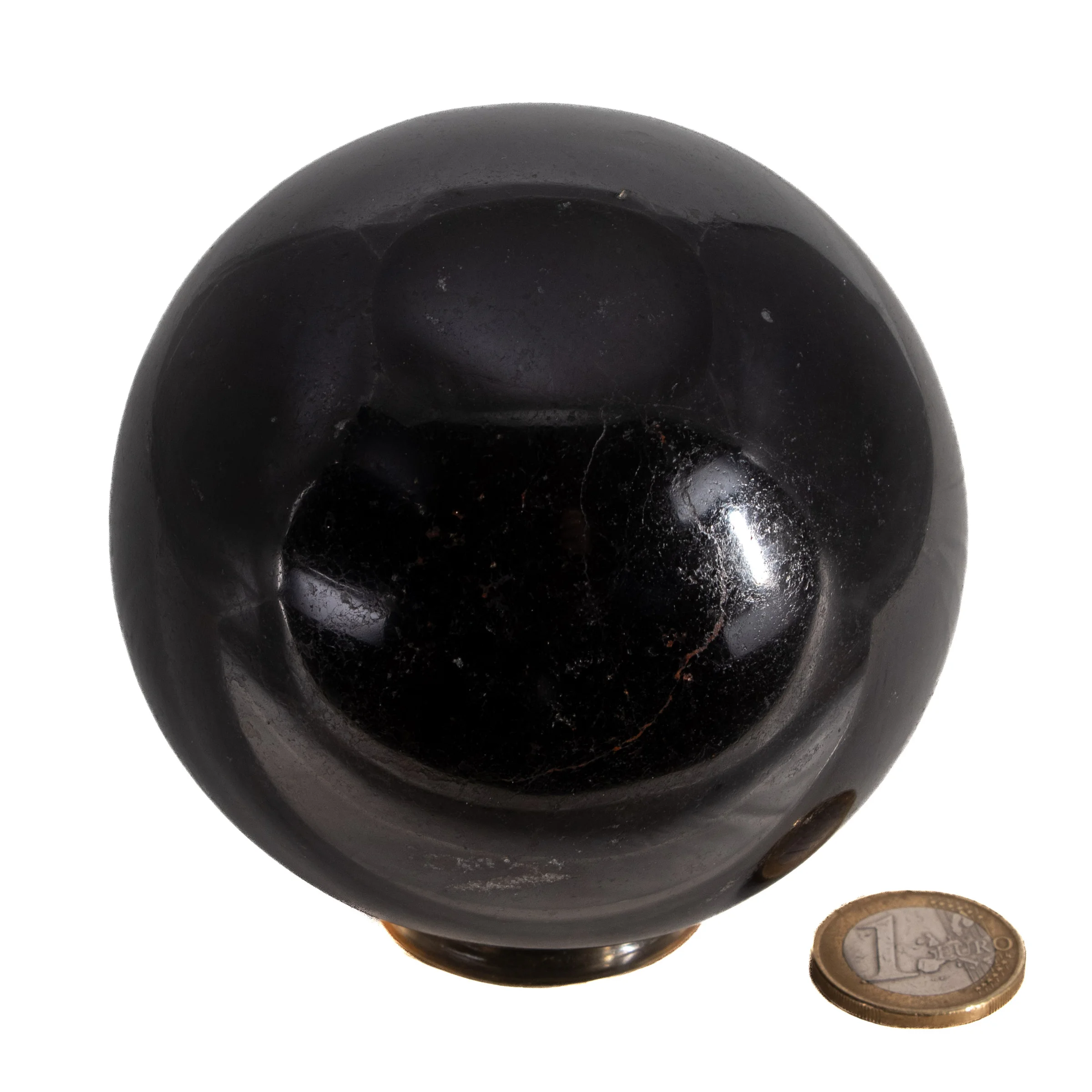 große Turmalin (Schörl) Kugel -  8,8 cm!