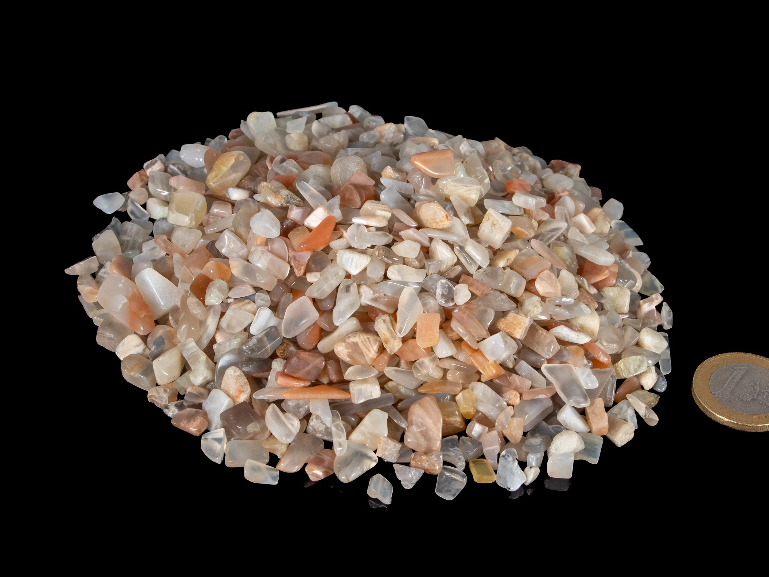 Mondstein micro Trommelsteine 0,5 kg