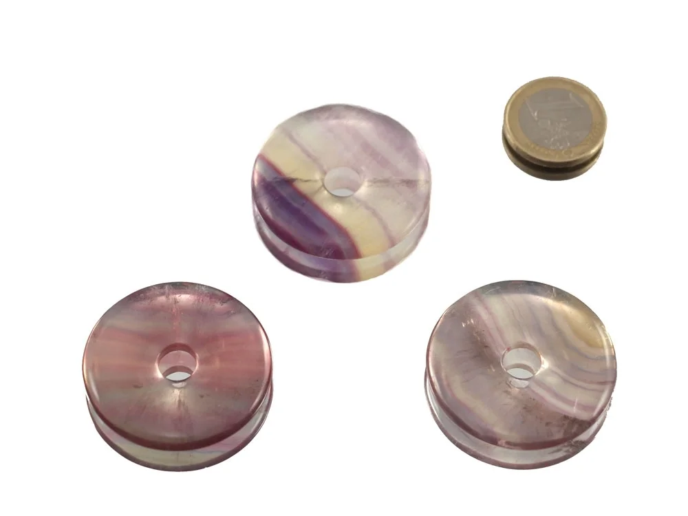 Regenbogenfluorit Donut 40 mm