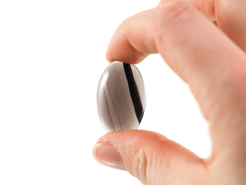 Lamellenobsidian Cabochon 30 x 20 mm 'B'