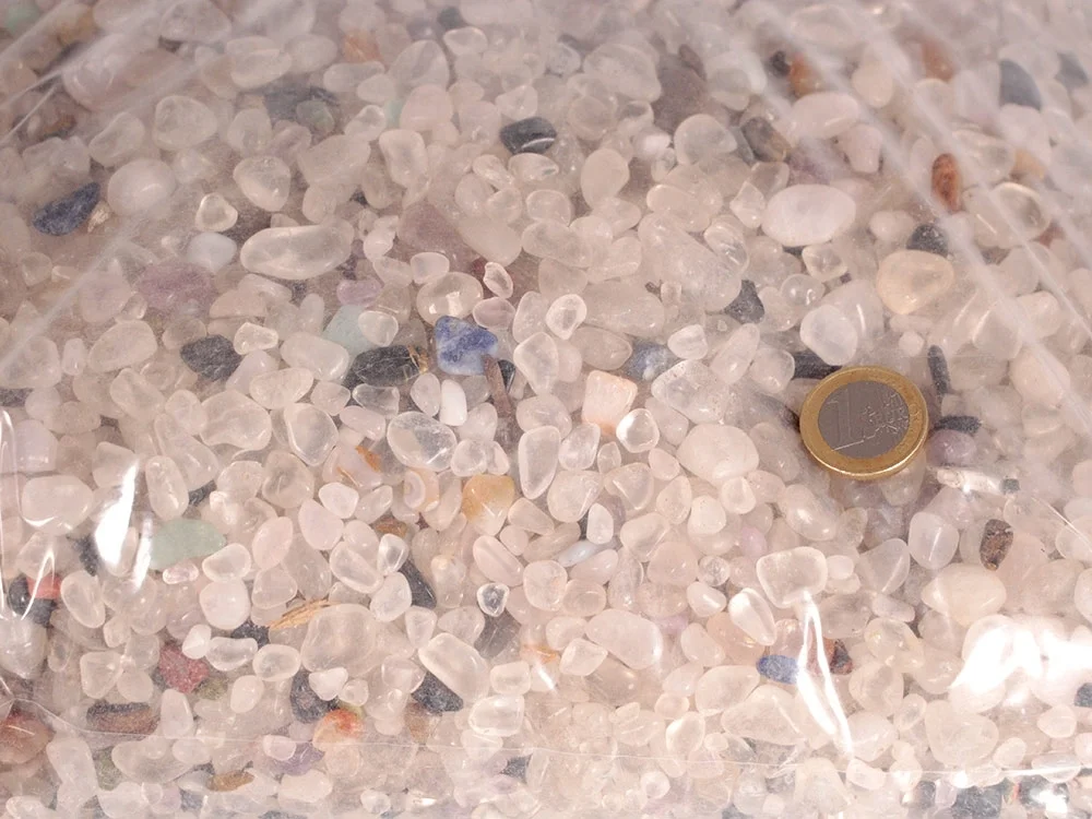 Quarz Trommelsteine mix Restposten - 10 kg