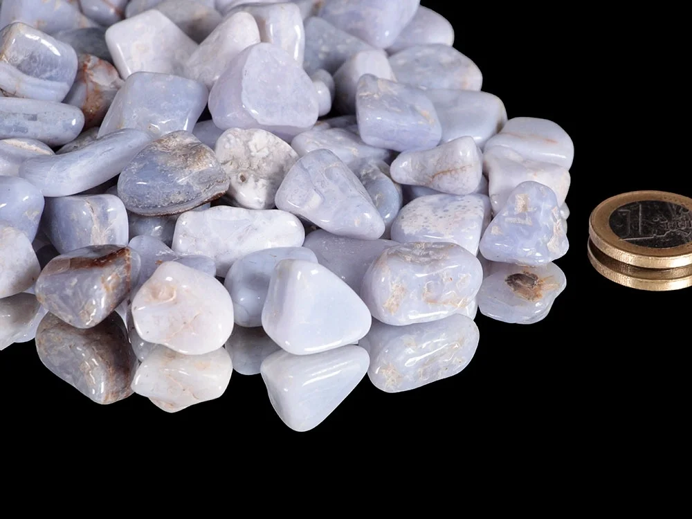 Chalcedon mini Trommelsteine 0,5 kg