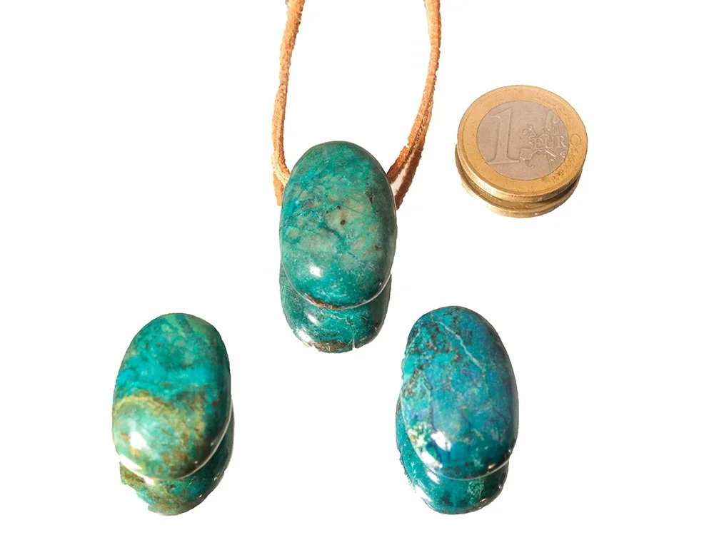 Chrysocoll Tropfenanhänger