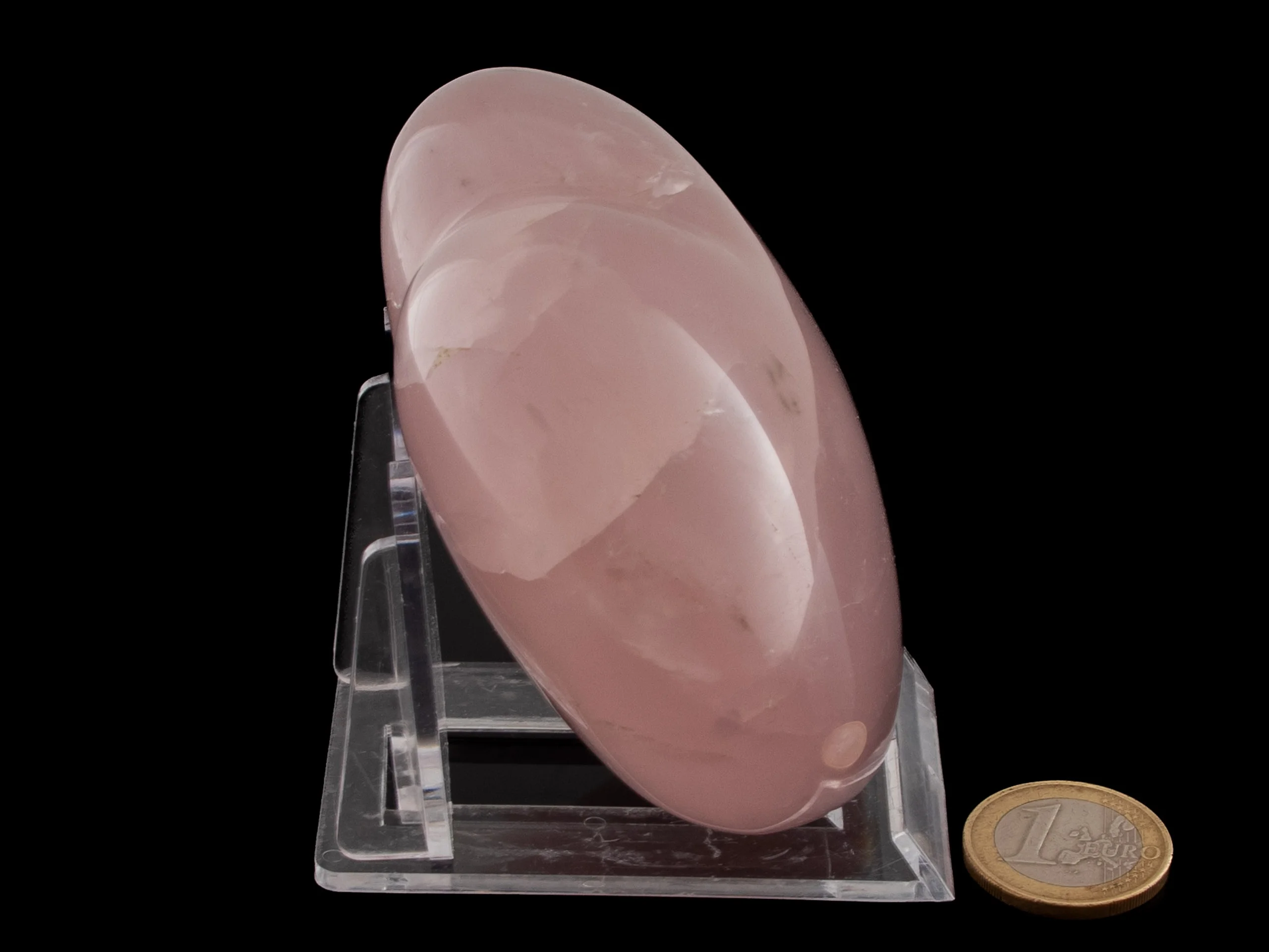 Rosenquarz Herz XL