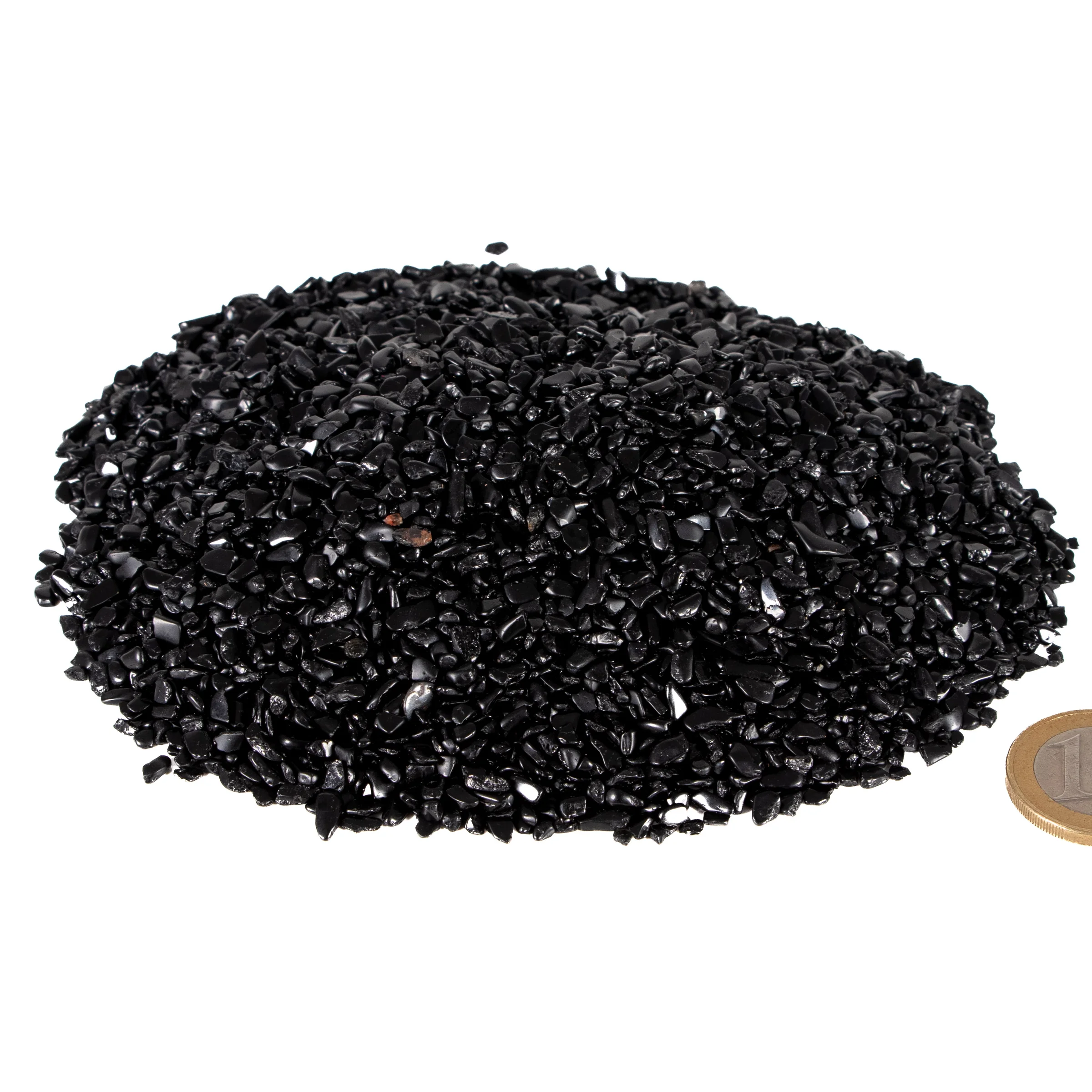 Turmalin schwarz micro Trommelsteine 0,5 kg (Schörl)
