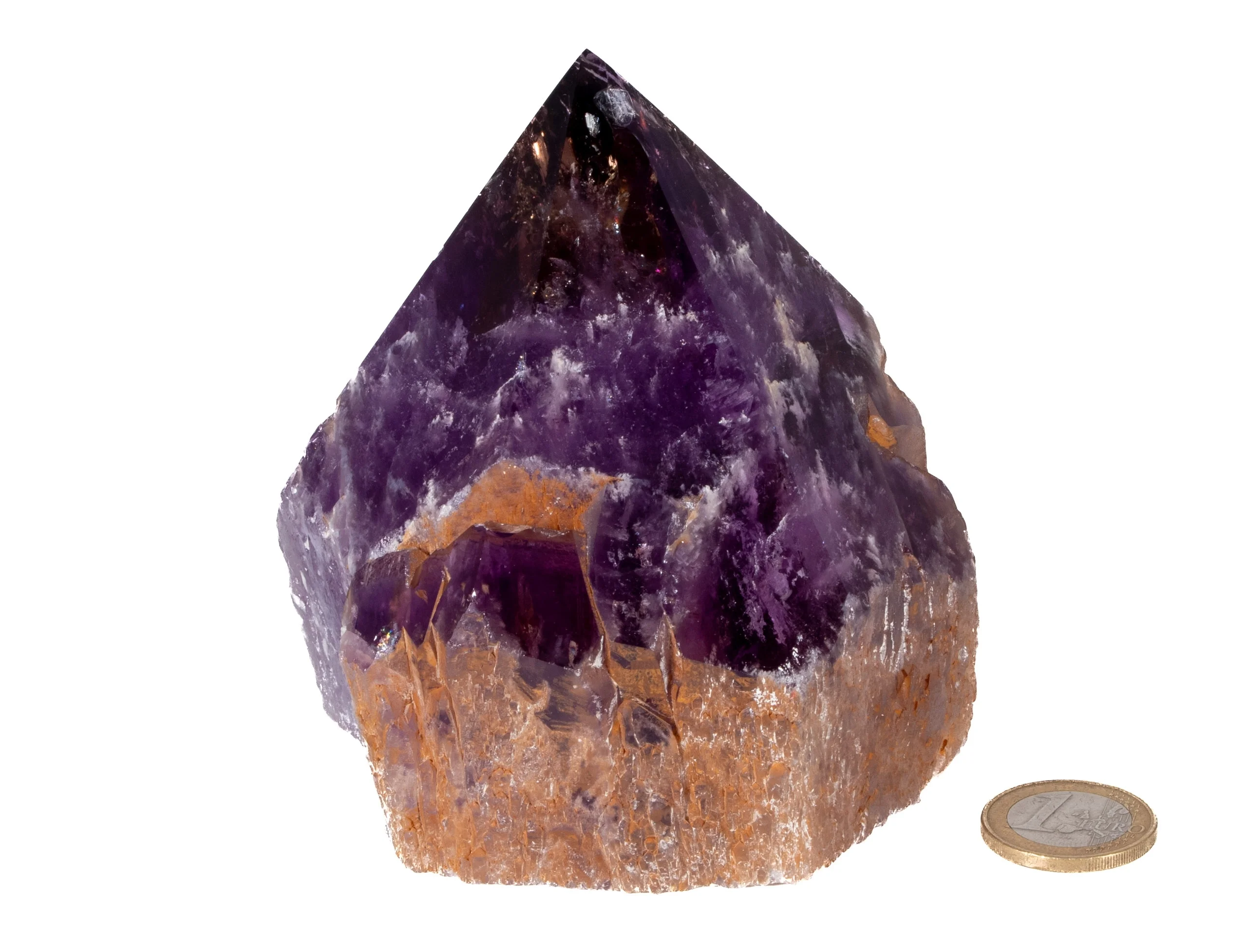 Amethyst / Ametrin - großer Einzelkristall