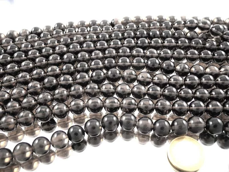 Lamellenobsidian 12 mm Kugelkettenstrang