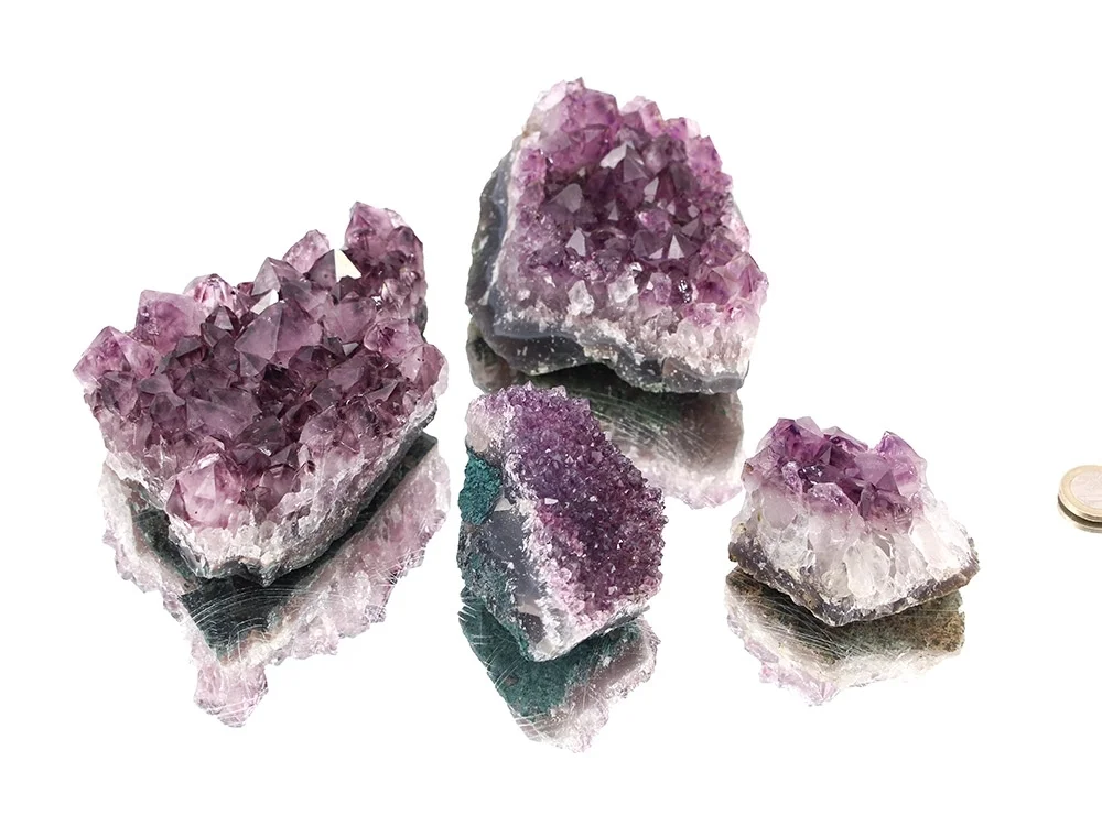 Amethyst Kristalldrusenstücke A-Qualität - 1 kg