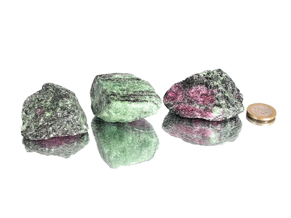 Rubin in Zoisit - 3x
