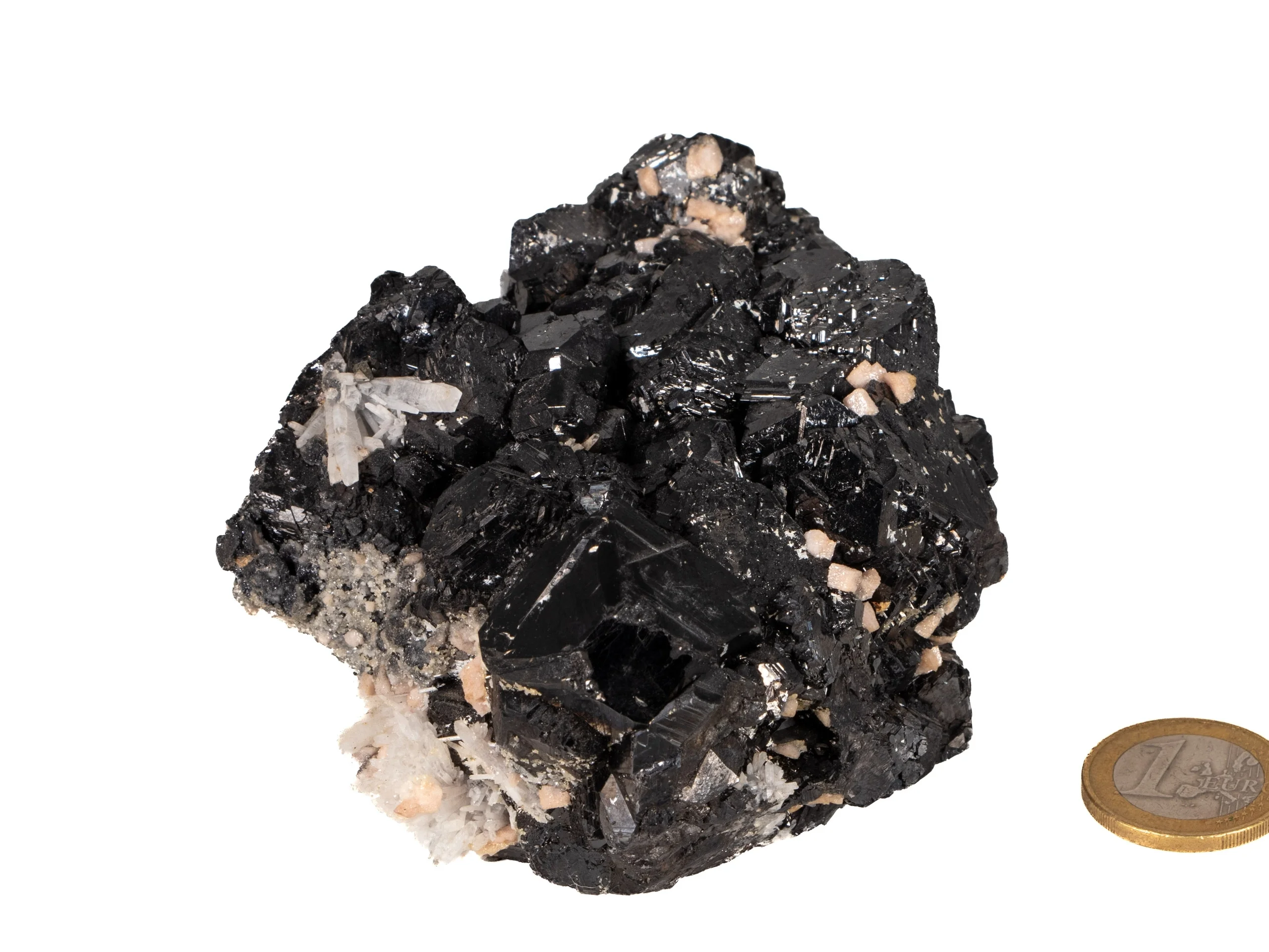 Sphalerite (marmatite) with quartz