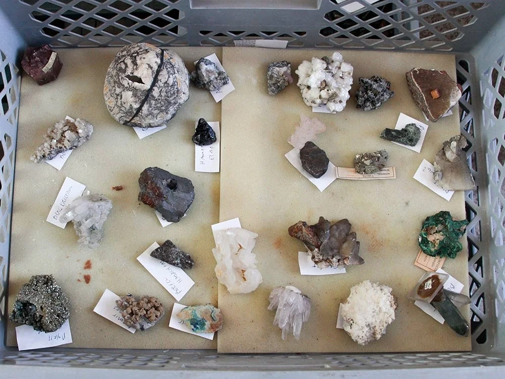 Mineralien aus Sammlungsauflösung - 5 Steigen