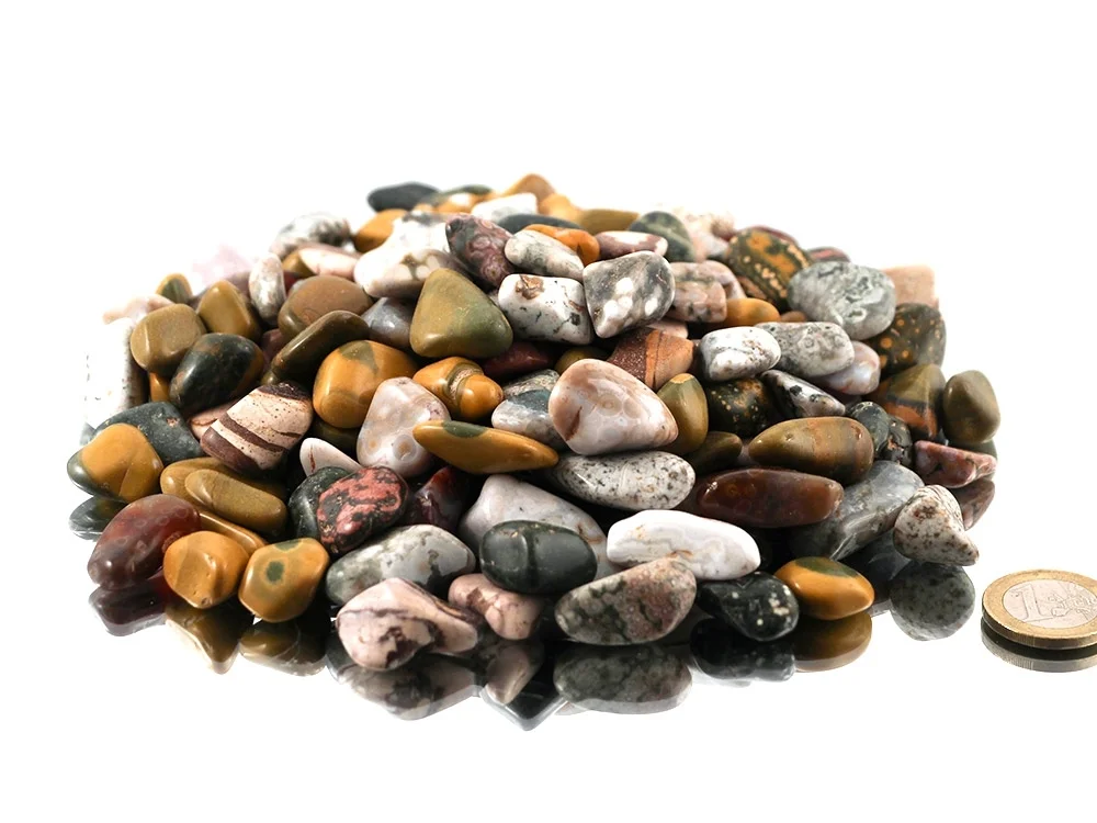 Ozeanchalcedon kleine Trommelsteine 0,5 kg
