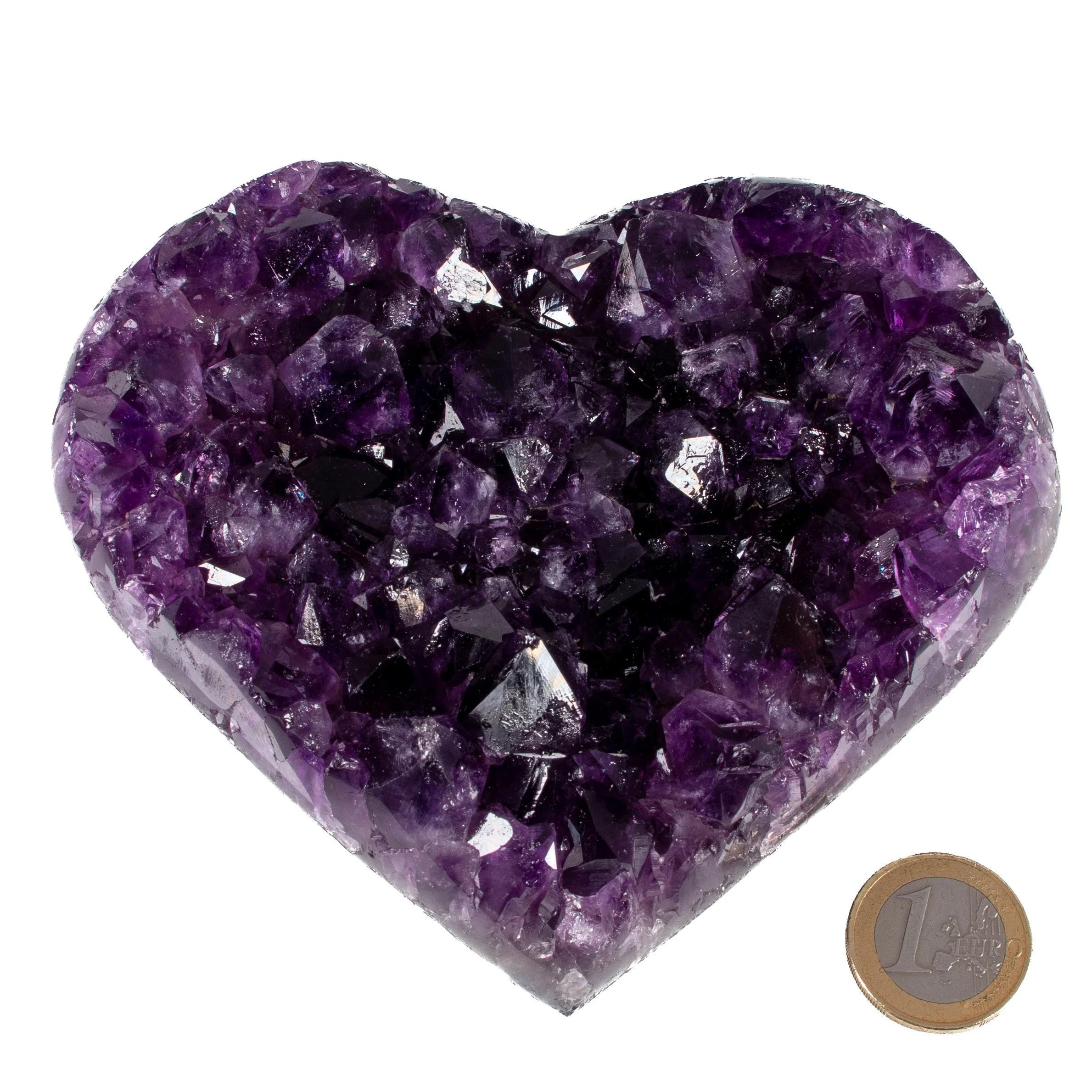 Amethyst Kristalldrusen Herz
