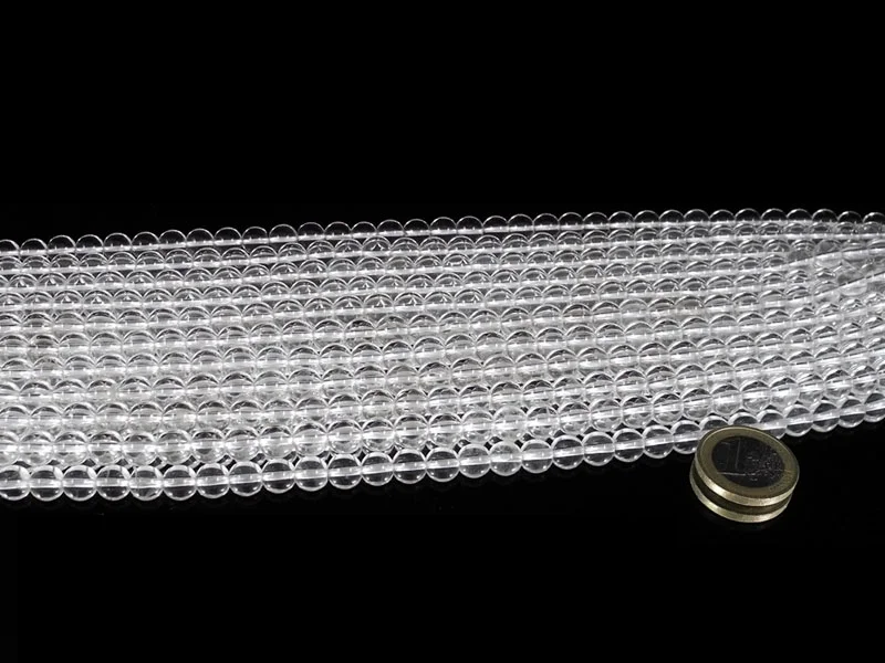 Rock crystal 8 mm AAA bead necklace strand**