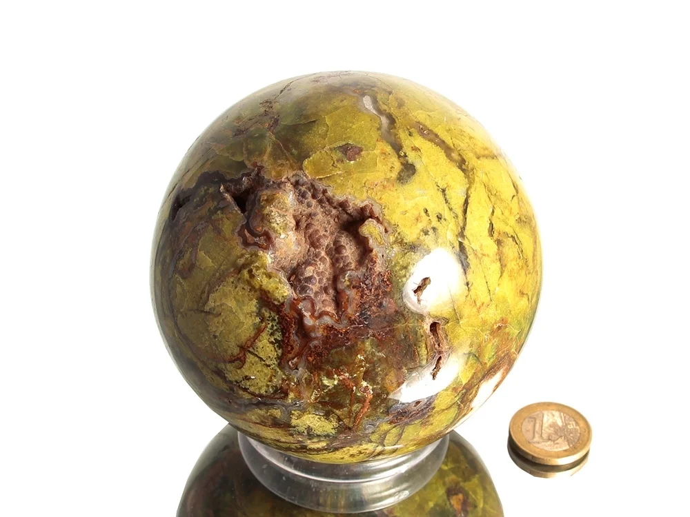 Grüner Opal Kugel
