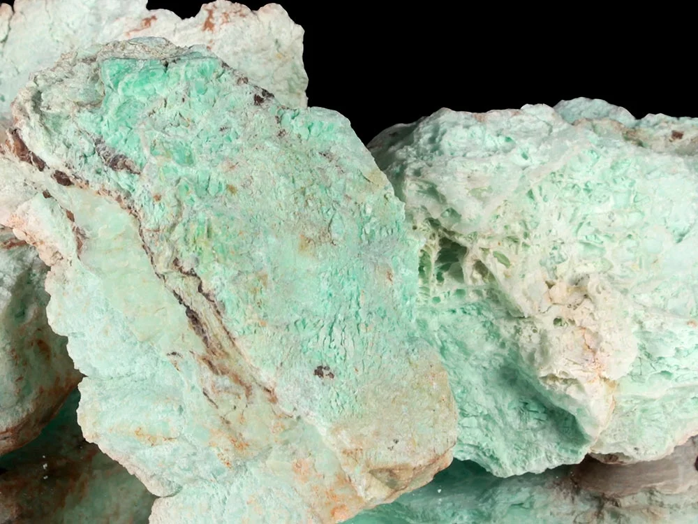 Chrysopras Rohsteine - 0,5 kg
