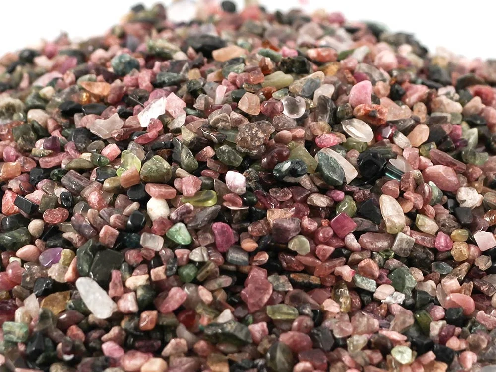Turmalin bunt micro Trommelsteine 0,5 kg