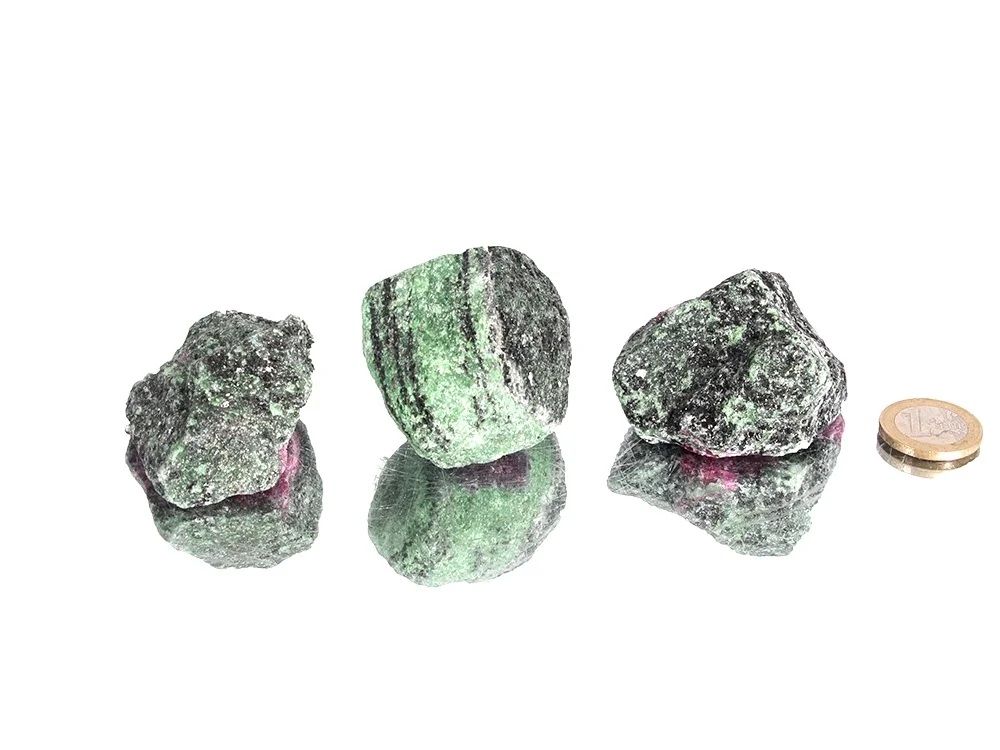 Rubin in Zoisit - 3x