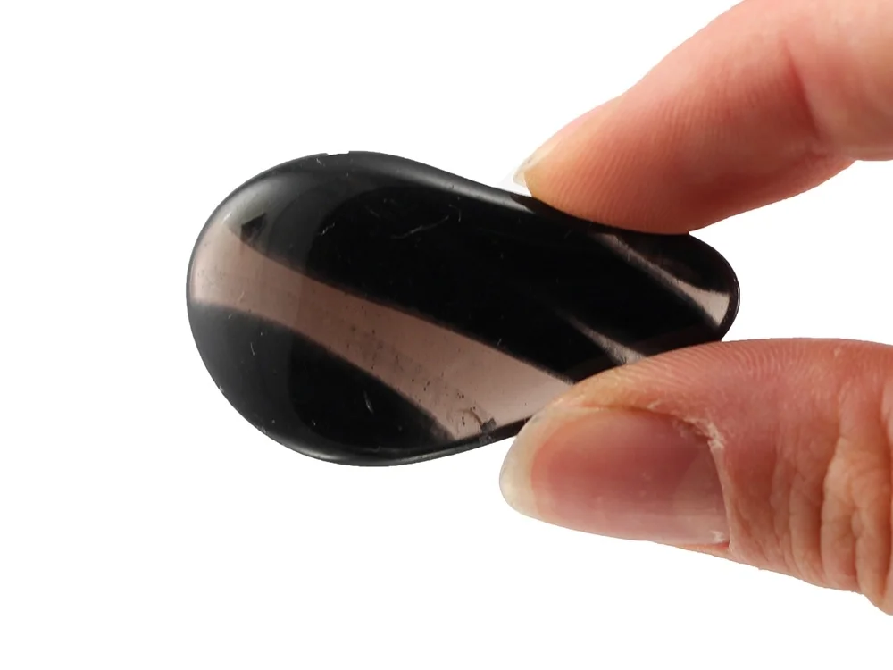 Lamellenobsidian Trommelsteine 0,5 kg