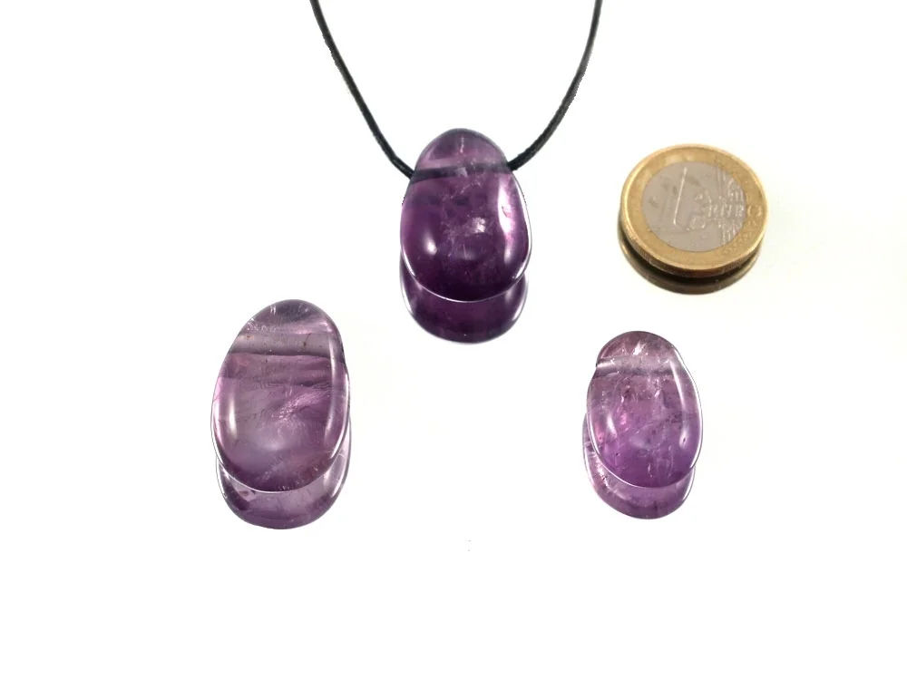 Amethyst Tropfenanhänger