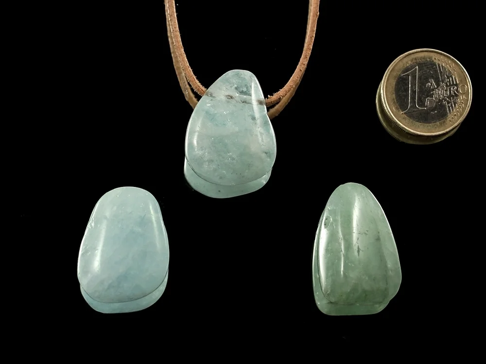 Aquamarin Tropfenanhänger