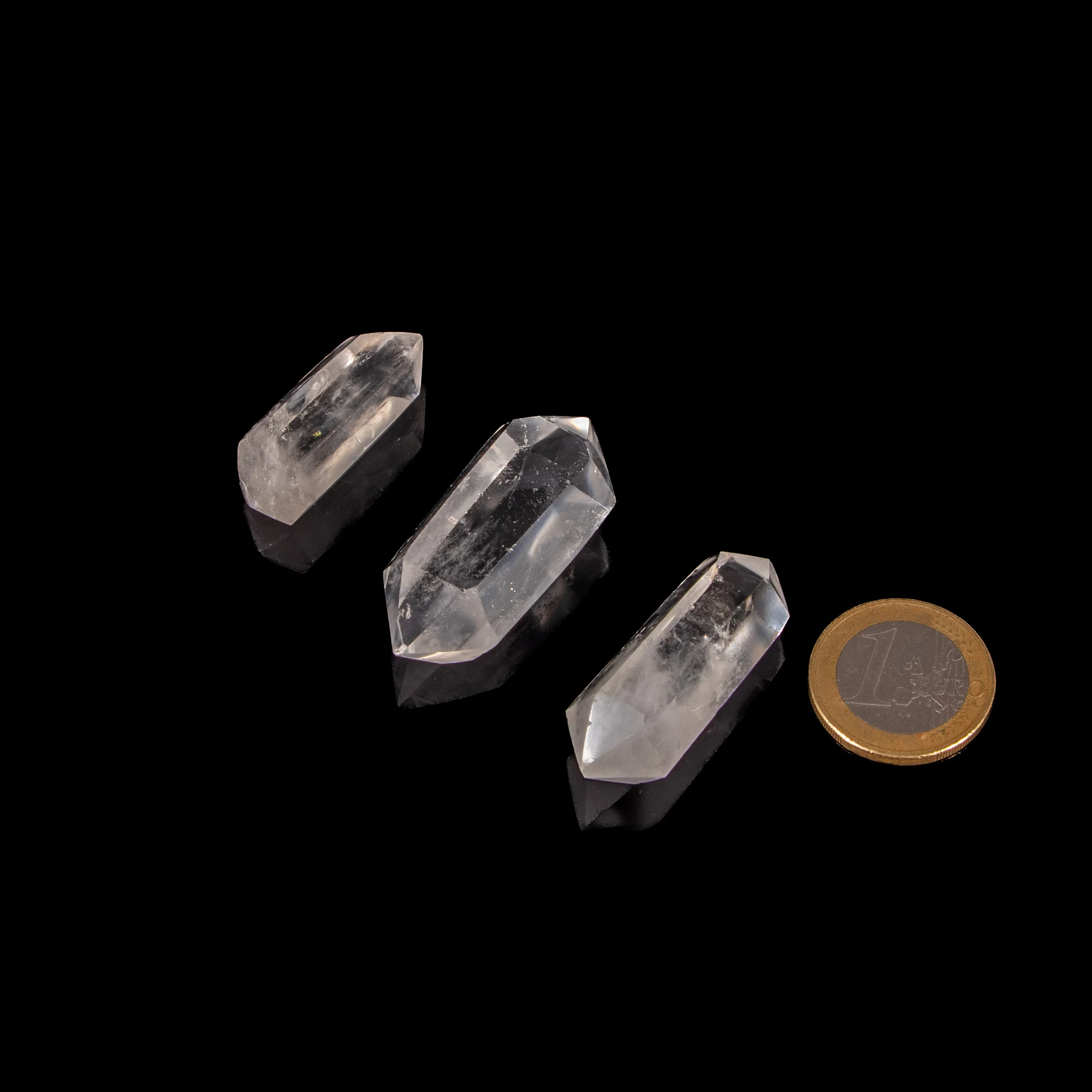 Bergkristall Doppelender 3 - 4,5 cm (geschliffen)