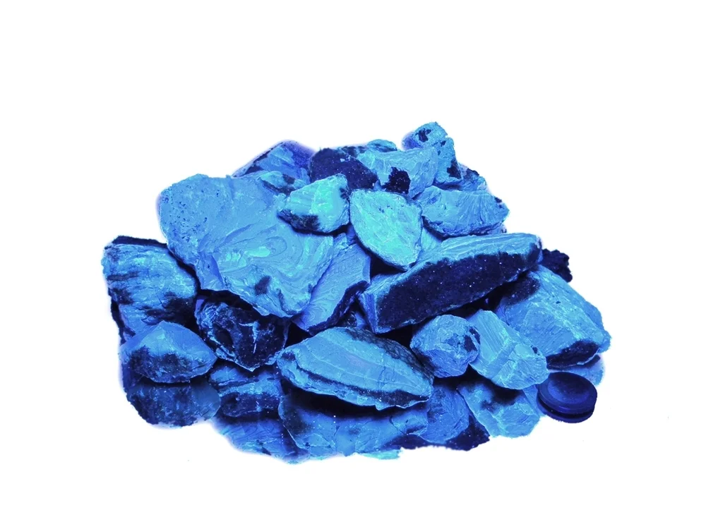'blauer' Bernstein - 1 kg**